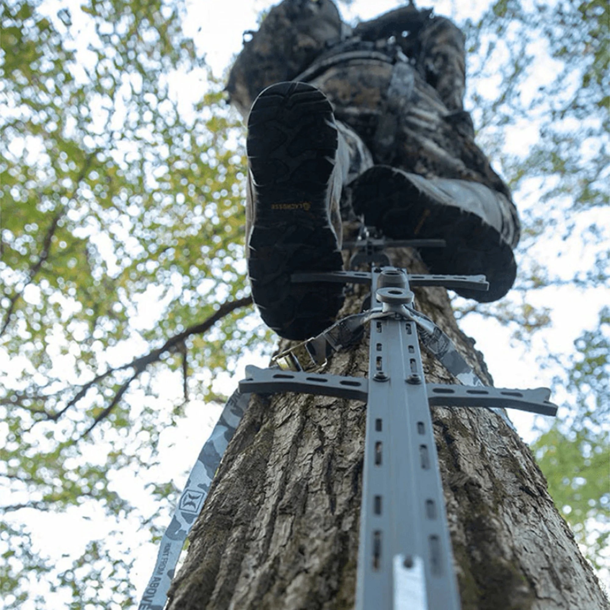 Ultimate COMBAT Hang-On Hunting Tree Stand with 3 Helium Climbing Sticks - Elevate Your Hunt!