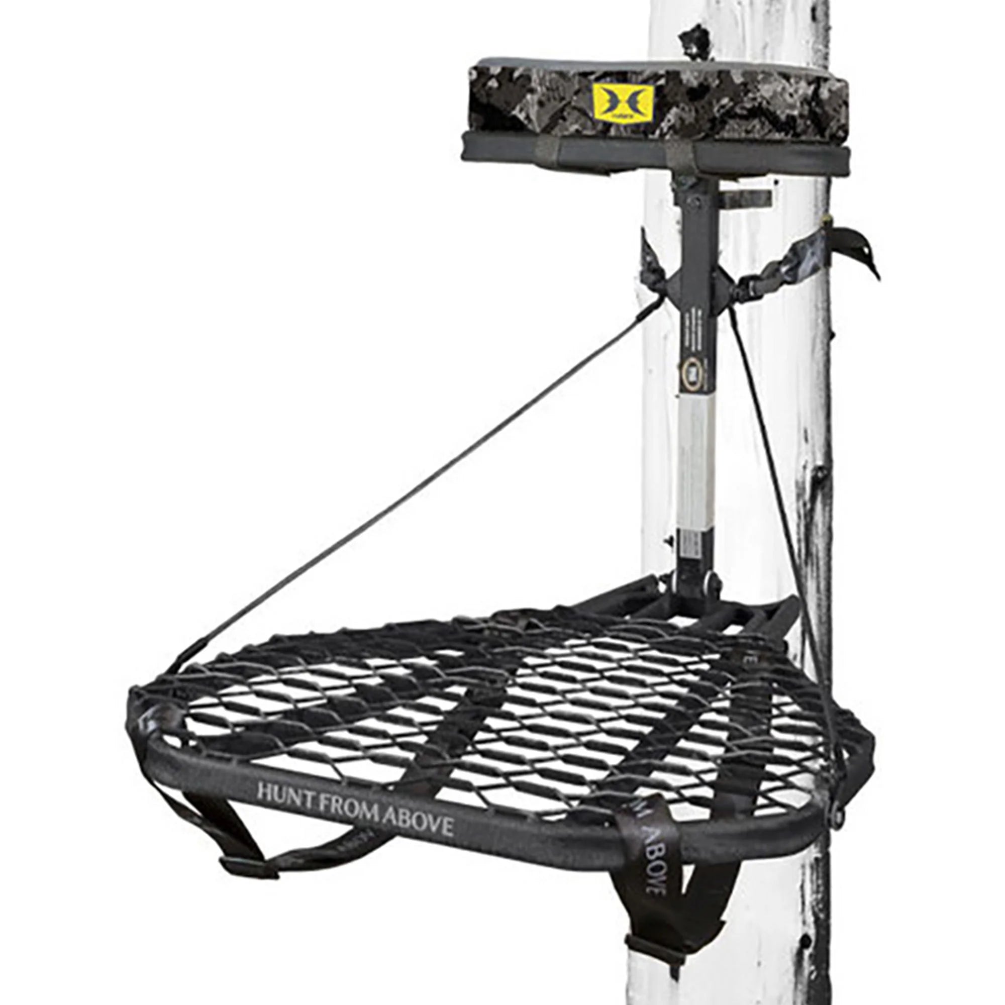 Ultimate COMBAT Hang-On Hunting Tree Stand with 3 Helium Climbing Sticks - Elevate Your Hunt!