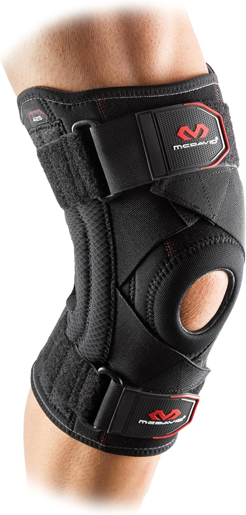 Ultimate Knee Brace Support with Compression Sleeve & Cross Straps for Pain Relief, Recovery & Tendonitis - Perfect for Men & Women