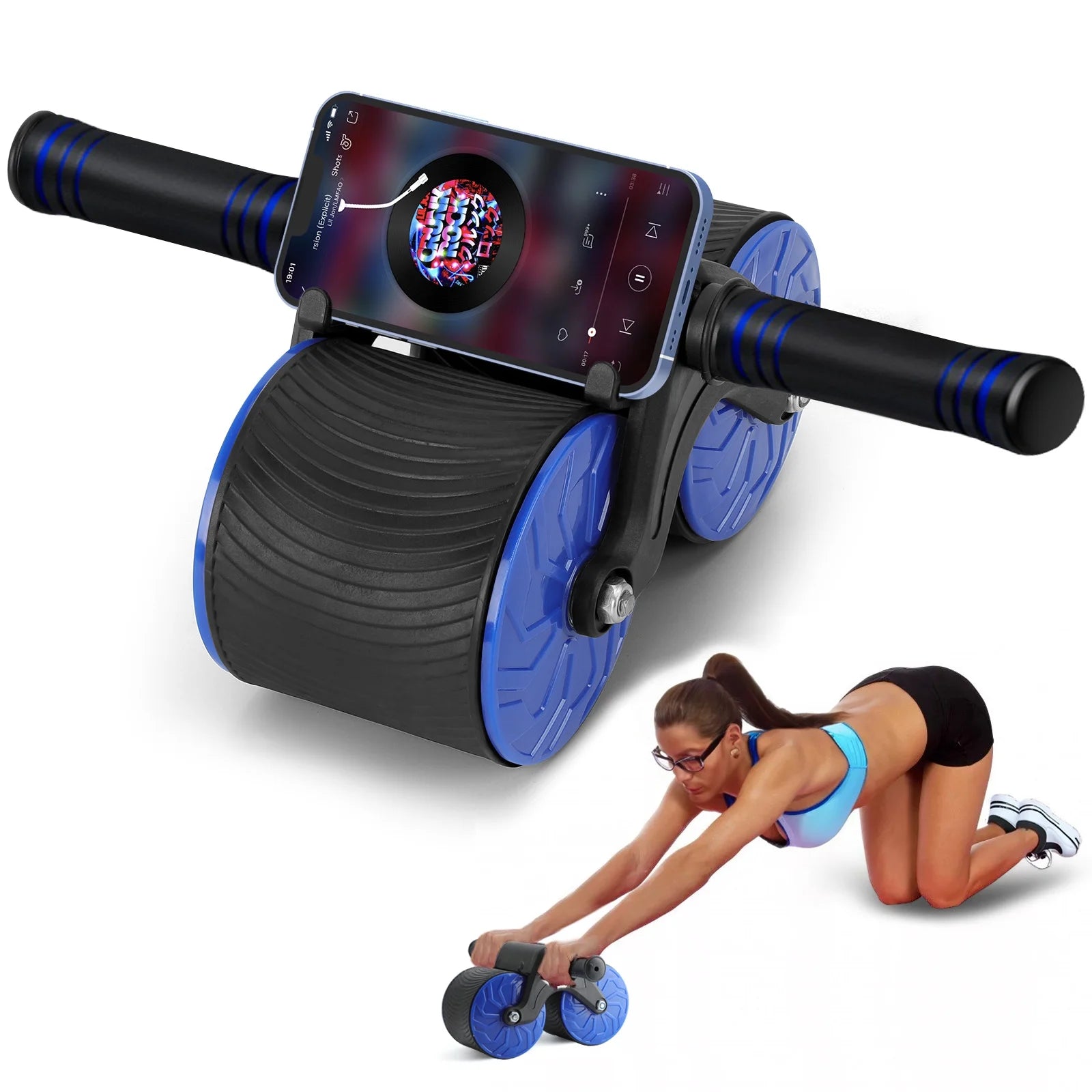 Revolutionary Dual Wheel Automatic Abdominal Rebound Trainer