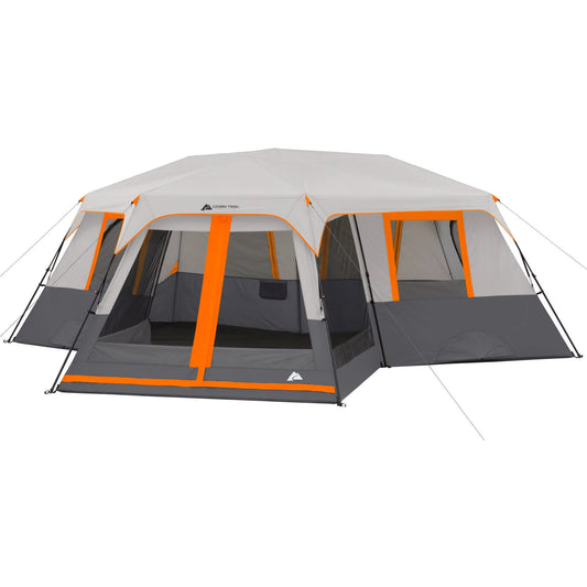 Spacious 12-Person Instant Cabin Tent with Screen Room - 20' x 18' - Perfect for Family Camping!