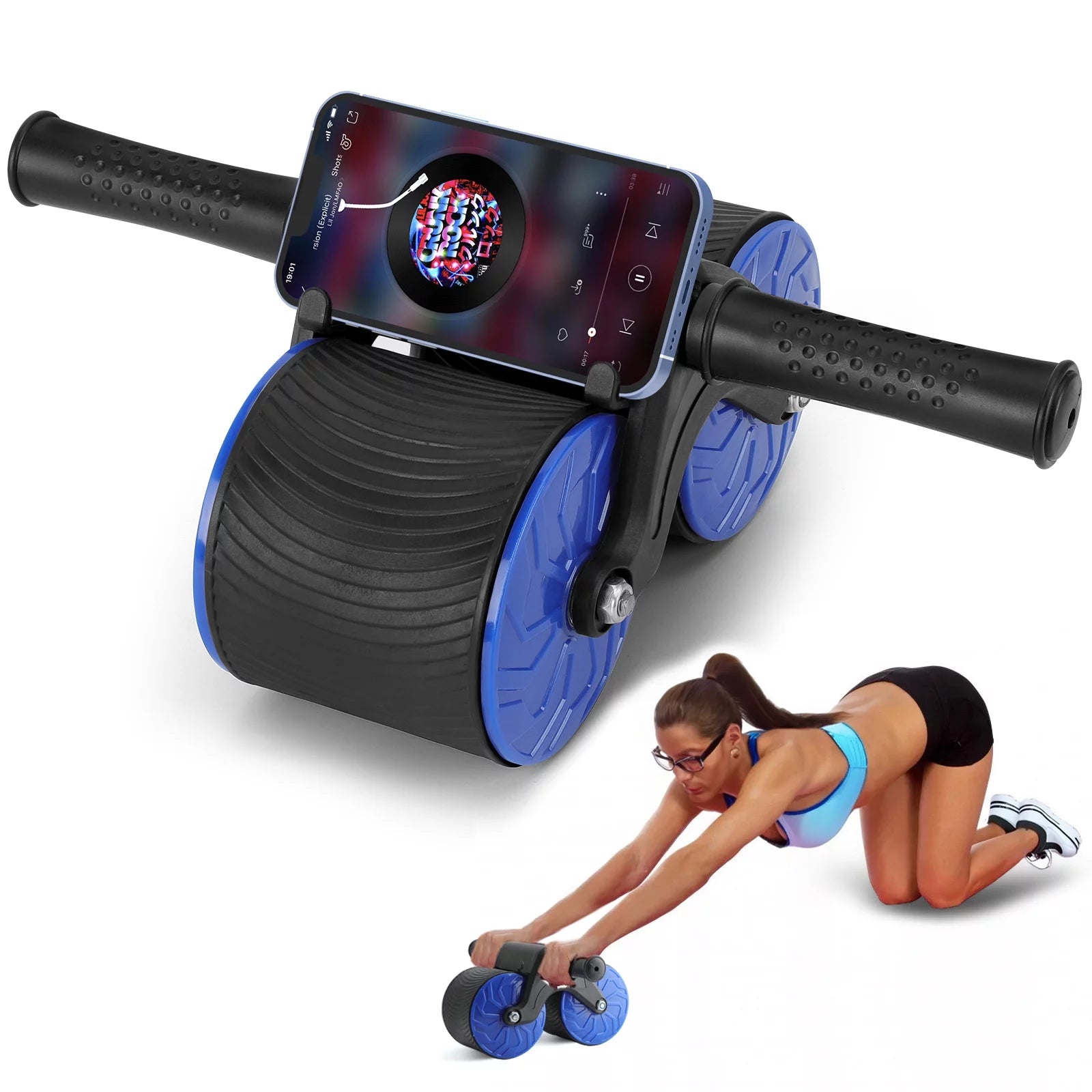 Revolutionary Dual Wheel Automatic Abdominal Rebound Trainer