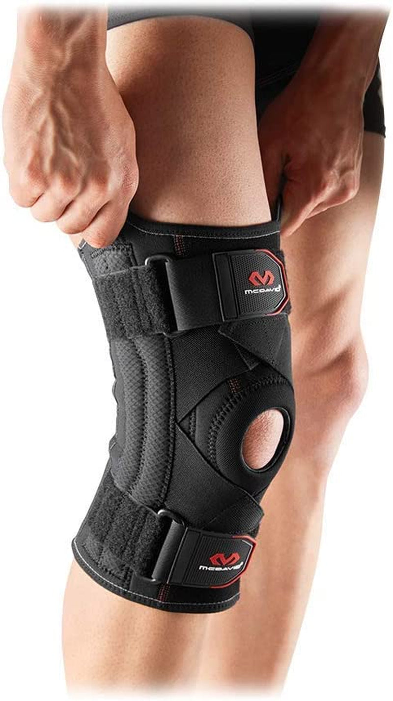 Ultimate Knee Brace Support with Compression Sleeve & Cross Straps for Pain Relief, Recovery & Tendonitis - Perfect for Men & Women